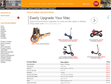Tablet Screenshot of electric-scooters-electric-scooters.com